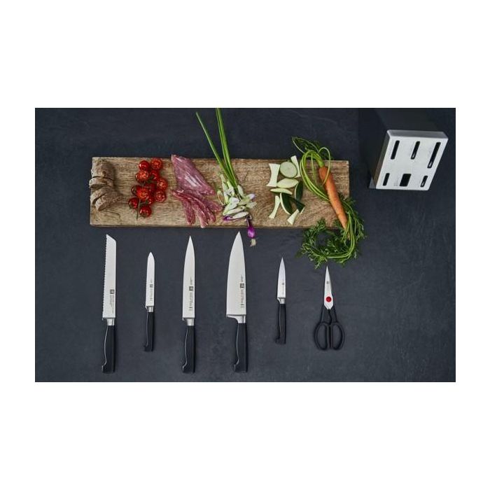 Zwilling Vier Sterne Messerblock 7-Teilig Grau 5