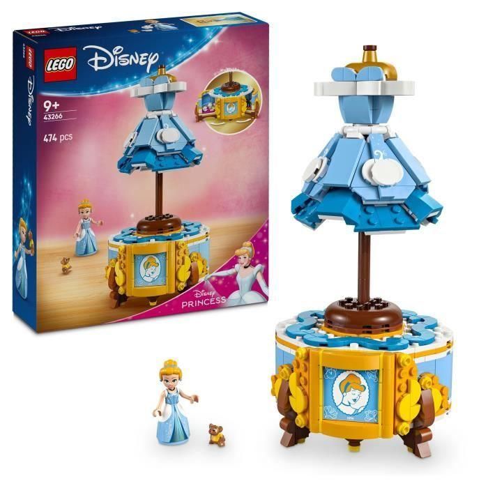 LEGO | Vestido de Cenicienta Disney Princess 43266 - Set de construcción para niñas de 9 años LEGO | Vestido de Cenicienta Disney Princess 43266 - Set de construcción para niñas de 9 años