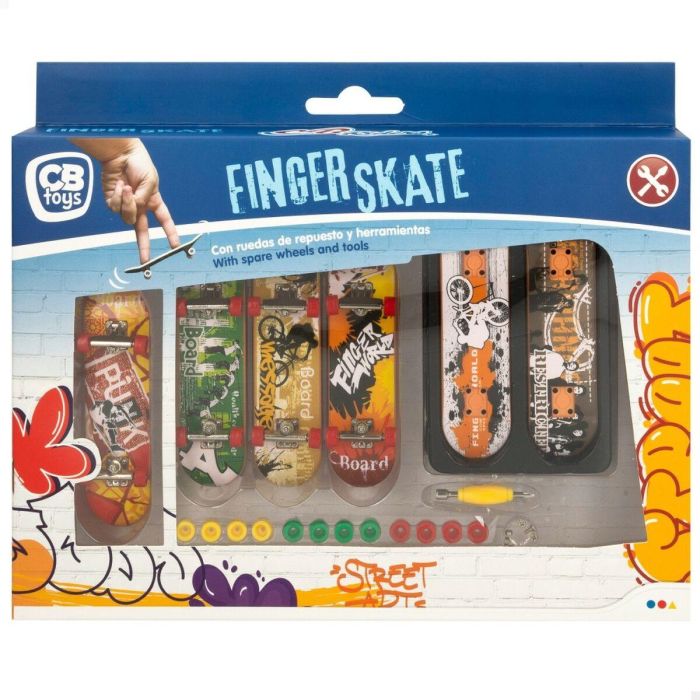 Monopatín de dedo Colorbaby (12 Unidades) 1 Monopatín de dedo Colorbaby (12 Unidades) 1