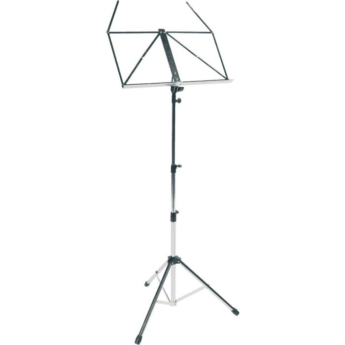 RTX Atril con Soporte de Pie y Base Metálica, Color Negro para Partituras y Libros