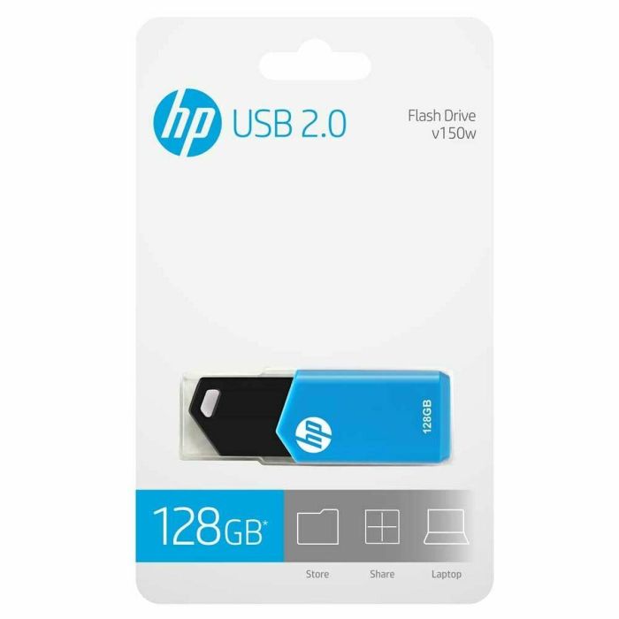 Memoria USB HP v150w 128 GB Azul 1 Memoria USB HP v150w 128 GB Azul 1
