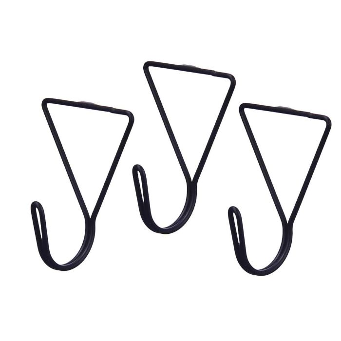 Set 3 Percha Triangulo Negro Giftdecor 6X8CM (6 Unidades) 1 Set 3 Percha Triangulo Negro Giftdecor 6X8CM (6 Unidades) 1