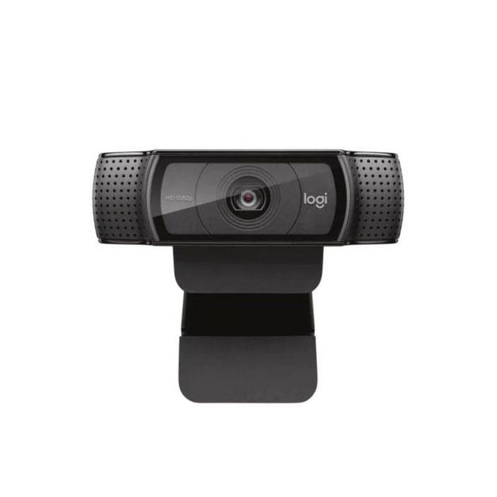 Logitech 960-001055 Webcam C920 HD Pro 1080p Full HD 30fps para Videollamadas, Audio Estéreo, Enfoque Automático y Corrección de Iluminación 2