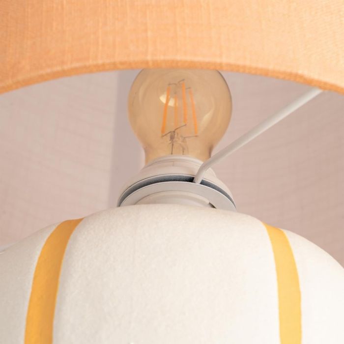 Lámpara Suelo Cerámica Iluminación 30 X 30 X 122,50 cm