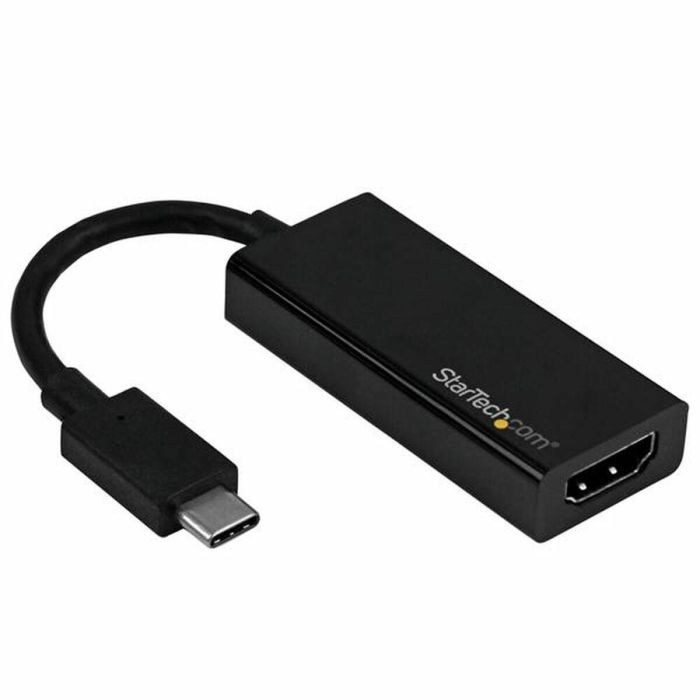 Adaptador USB C a HDMI Startech CDP2HD4K60 Negro Adaptador USB C a HDMI Startech CDP2HD4K60 Negro