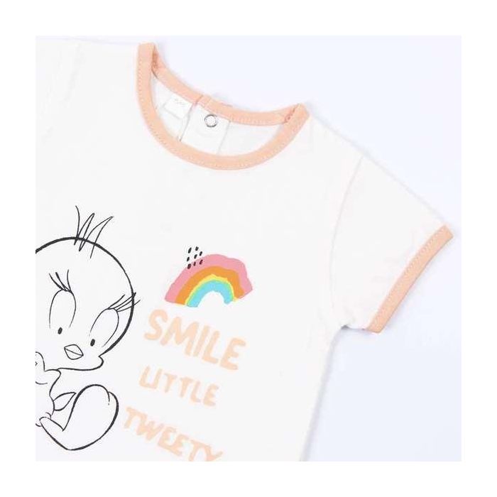 Conjunto de Ropa Looney Tunes Rosa 9 Meses 2