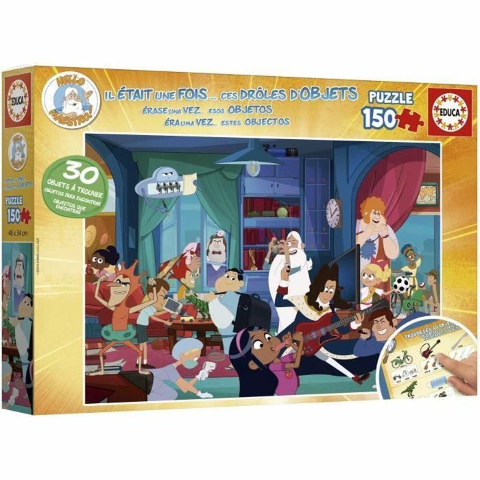 Educa EDU8412668201514 Puzzle Érase una vez... Objetos divertidos 150 piezas 4