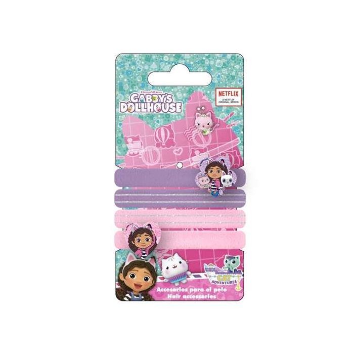 Accesorios pelo coletero 4 piezas gabby´s dollhouse 6.5 x 12.5 x 2.0 cm Accesorios pelo coletero 4 piezas gabby´s dollhouse 6.5 x 12.5 x 2.0 cm