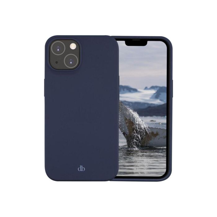 dbramante1928 Funda Greenland para iPhone 14 Pacific Blue - Protección Reciclada, Antigolpes y Compatible con Carga Inalámbrica