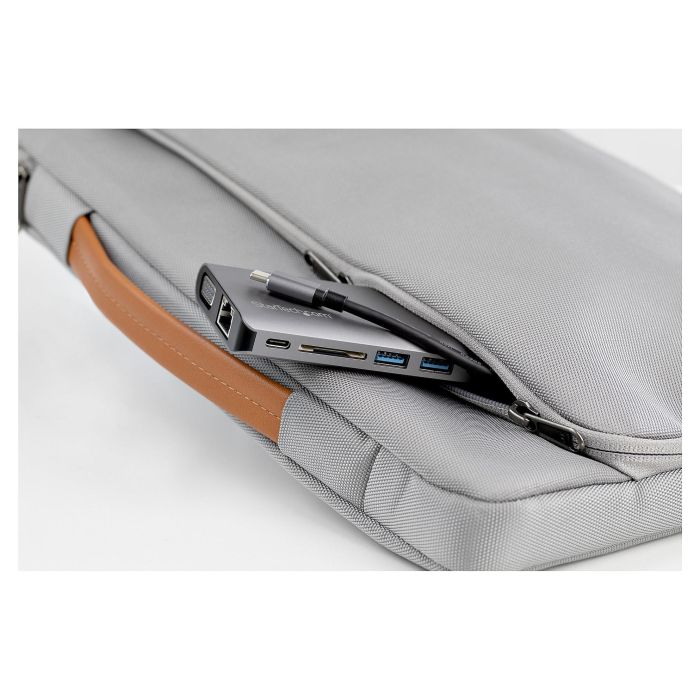 Startechcom Docking Station USB Tipo C, Adaptador Multipuertos HDMI 4K / VGA, Ethernet, SD, 2xUSB-A, 1xUSB-C PD 100W 11