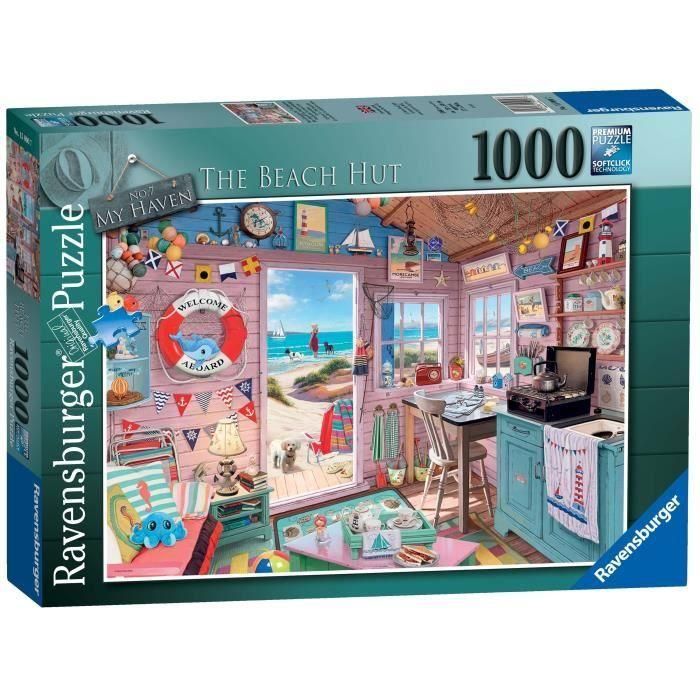 Ravensburger AAAPP10737 Cabaña de playa 1000 piezas 1