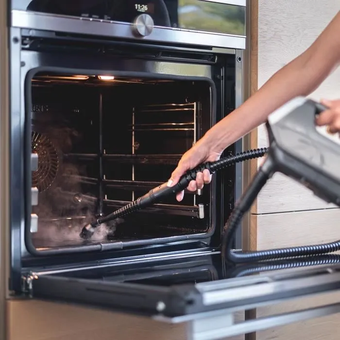 Eziclean Aspiradora Escoba a Vapor CYCLOSTEAM P320 - 1800 W - 35 g/min - 1 L - Negro/Rojo 4