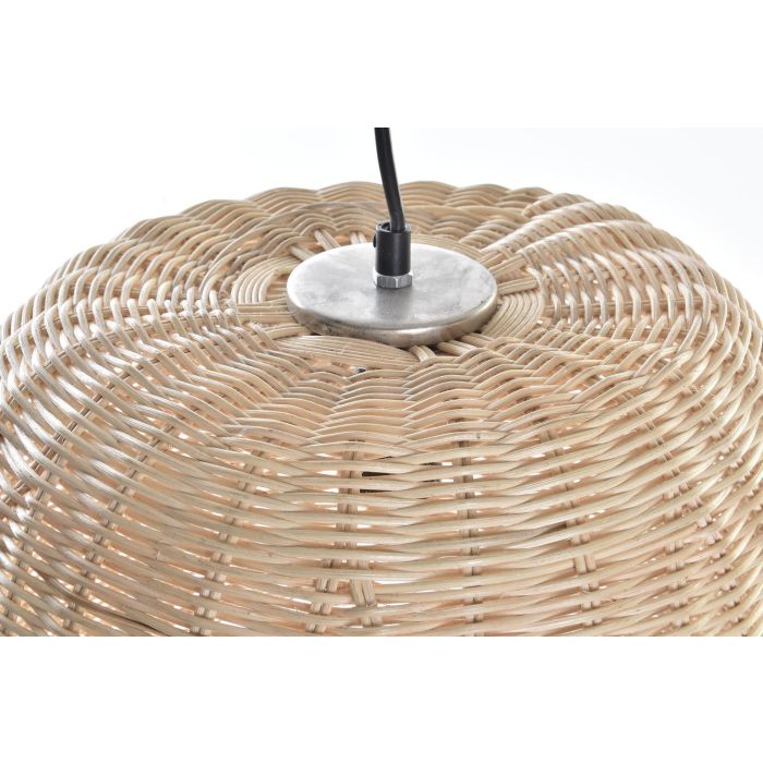 DKD Home Decor Lámpara de Techo Colgante de Ratán Natural Estilo Balinés 39x39x30 cm, Compatible Bombilla E27 Max 50W 3 DKD Home Decor Lámpara de Techo Colgante de Ratán Natural Estilo Balinés 39x39x30 cm, Compatible Bombilla E27 Max 50W 3