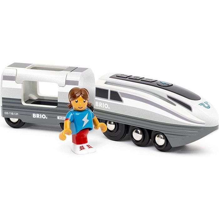 Locomotora de tren eléctrico con baterías súper rápidas -7312350360035 - Brio World 1 Locomotora de tren eléctrico con baterías súper rápidas -7312350360035 - Brio World 1