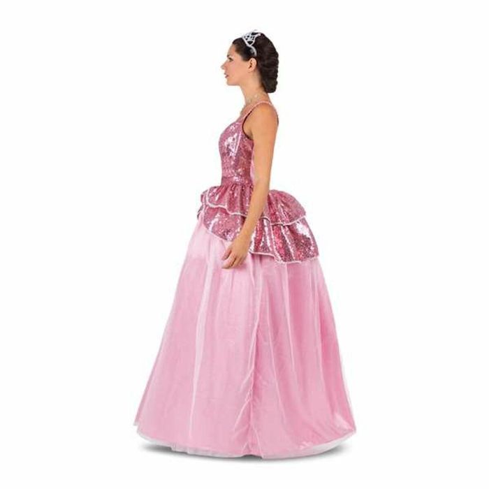 Disfraz princesa rosa tiara, vestido y enagua talla l 3