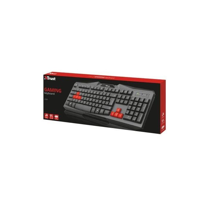 Teclado Gaming Trust Ziva Gaming 3 Teclado Gaming Trust Ziva Gaming 3