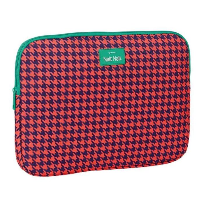 Funda para Portátil Nait Nait Pata de gallo coral Coral 34 x 25 x 2 cm 0 Funda para Portátil Nait Nait Pata de gallo coral Coral 34 x 25 x 2 cm 0