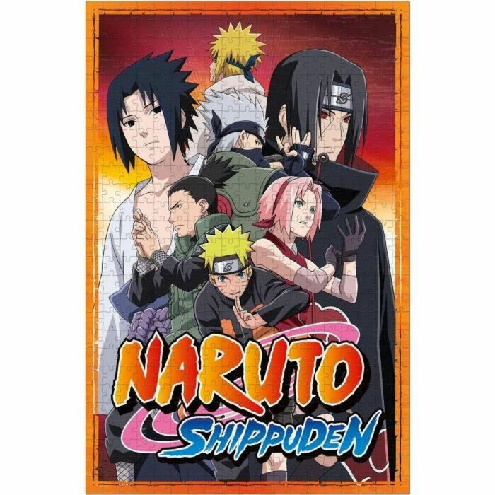 Puzzle Naruto Shippuden Ninjas de Konoha 500 piezas - MOVIMIENTOS GANADORES 4