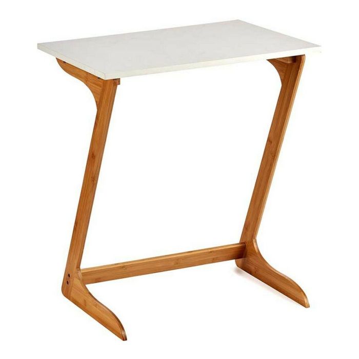 Mesa Auxiliar Bambú Kinvara 40x68.5x60 cm - Blanco/Natural (4 Unidades) Mesa Auxiliar Bambú Kinvara 40x68.5x60 cm - Blanco/Natural (4 Unidades)