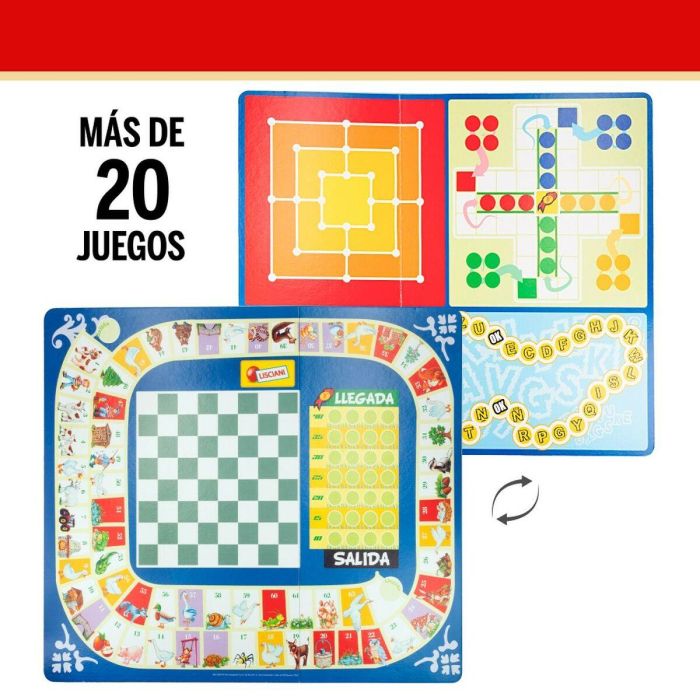 Juego de Mesa Lisciani Giochi Juegos reunidos 40 x 0,1 x 33 cm ES (12 Unidades) 5