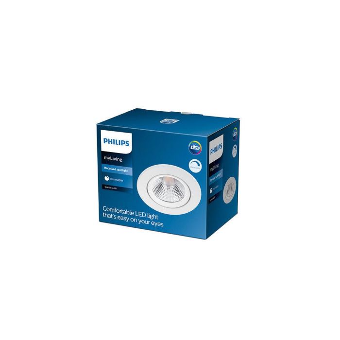 Philips PH-929002535620 Downlight LED Sparkle Circular 5,5W 410Lm Blanco 4000K Luz Blanca Neutra Fácil Instalación 6 Philips PH-929002535620 Downlight LED Sparkle Circular 5,5W 410Lm Blanco 4000K Luz Blanca Neutra Fácil Instalación 6
