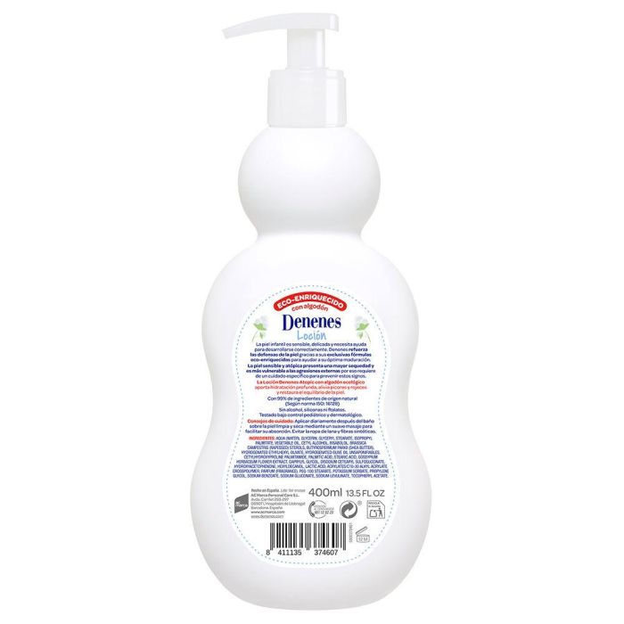 Denenes PROTECH Leche Hidratante Piel Atópica y Sensible 400 ml Denenes PROTECH Leche Hidratante Piel Atópica y Sensible 400 ml