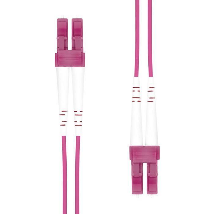 Garbot Latiguillo de Fibra Óptica para Uso Profesional - OM4 - Conectores LC/LC-PC - 50/125µ - 0.5m 0 Garbot Latiguillo de Fibra Óptica para Uso Profesional - OM4 - Conectores LC/LC-PC - 50/125µ - 0.5m 0