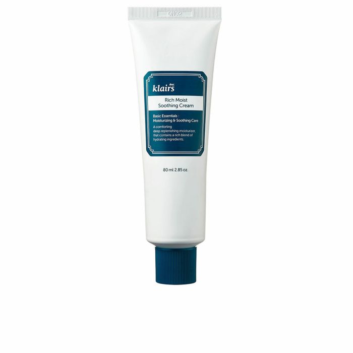 Klairs RICH MOIST Shooting Cream 80 ml - Hidratación intensiva, reduce enrojecimiento y poros dilatados Klairs RICH MOIST Shooting Cream 80 ml - Hidratación intensiva, reduce enrojecimiento y poros dilatados