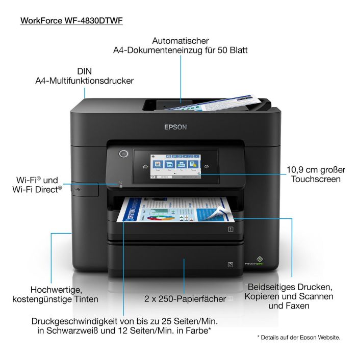 EPSON WorkForce Pro WF-4830DTWF 3