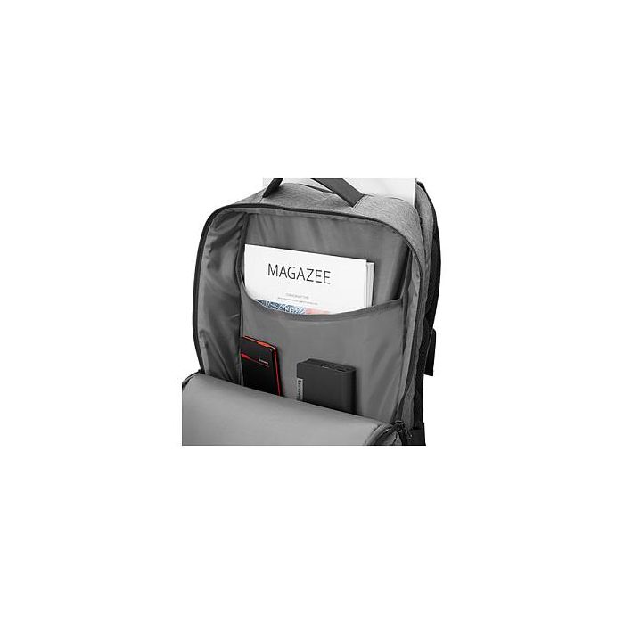 Lenovo B730 Mochila Urbana Impermeable para Portátil de 17.3" (24L) - Poliéster, Gris Carbón 3
