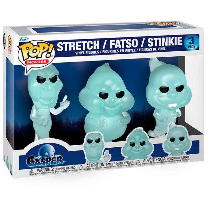 Blister 3 figuras POP Casper Ghostly Trio 1
