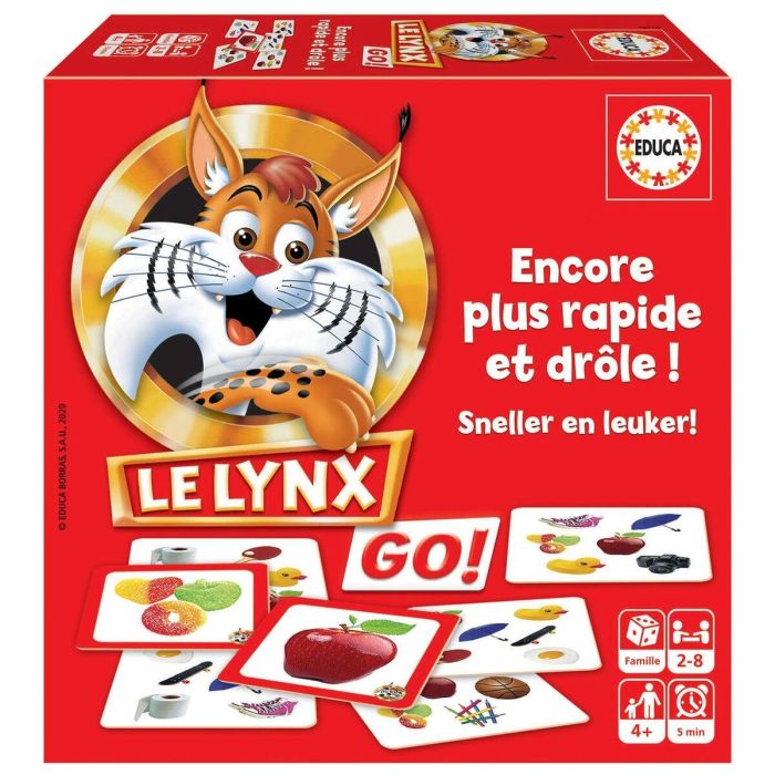 Educa 18716 The Lynx - Juego de Cartas de Mesa Portátil