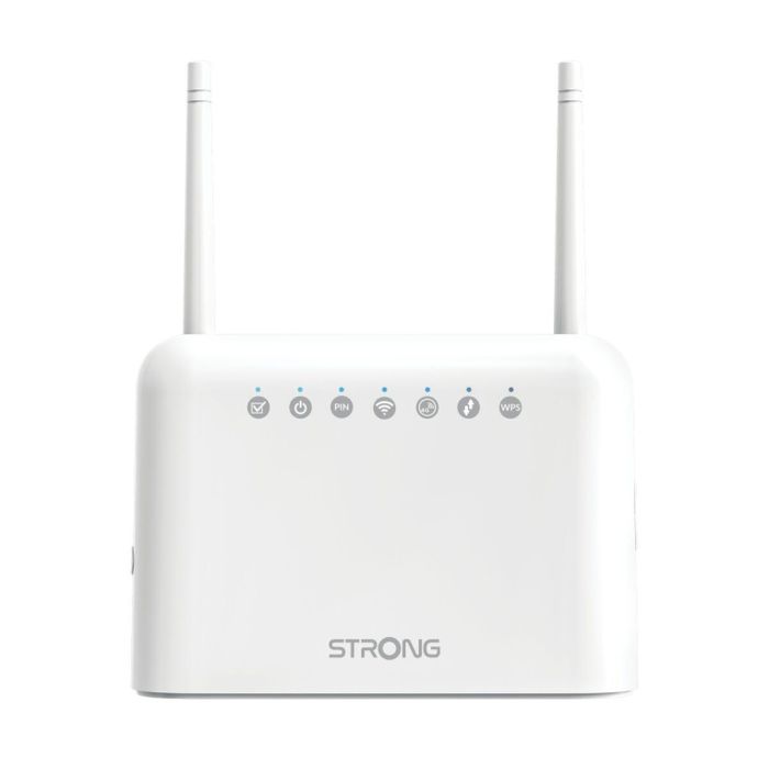 STRONG 350 Router 4G LTE Móvil Desbloqueado, Internet SIM 150Mbps, WiFi 300Mbps, 4 Puertos LAN, Doble Antena Externa STRONG 350 Router 4G LTE Móvil Desbloqueado, Internet SIM 150Mbps, WiFi 300Mbps, 4 Puertos LAN, Doble Antena Externa
