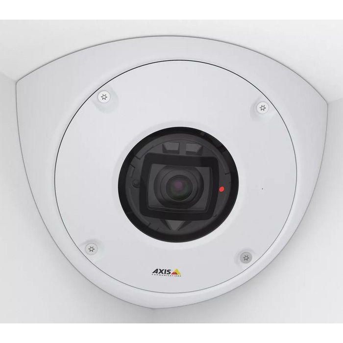 Axis Q9216-SLV Cámara IP Minidomo de Esquina Compacta Anti-Ligadura 4MP IR Invisible 940nm WDR IK10+ IP66 Sin Puntos Ciegos Blanca 3