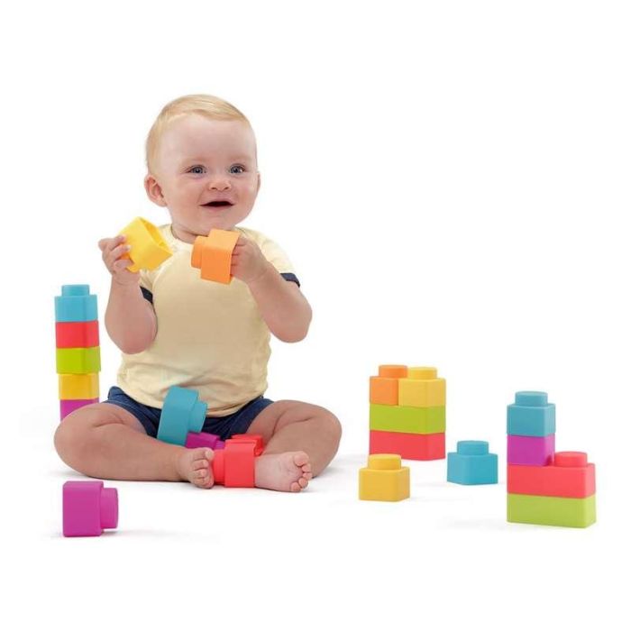 Molto Juego Construccion Bolsa 24 Piezas Blanditas para Bebes y Niños desde 6 Meses 2