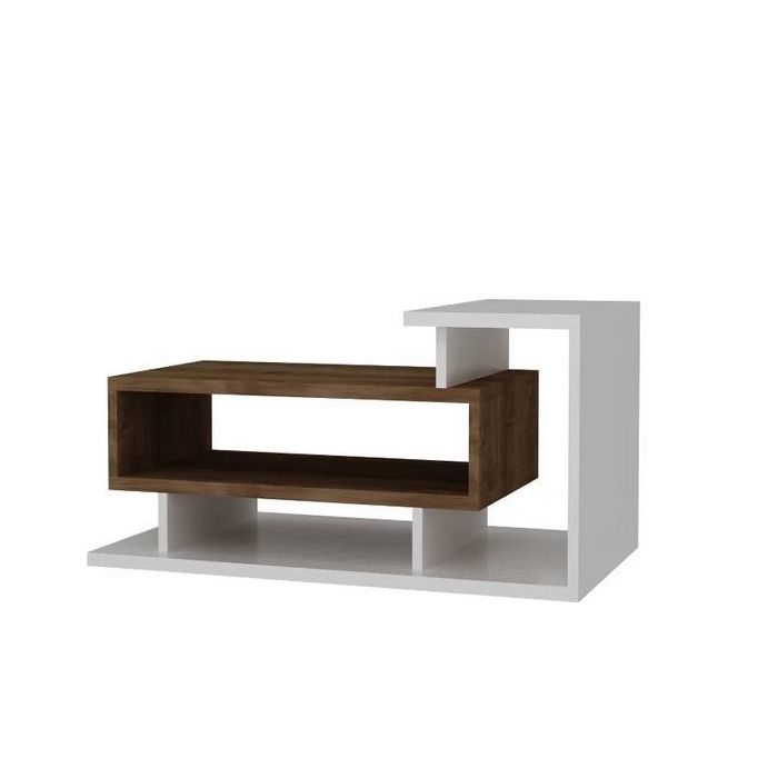 Mueble Tv Moderno DKD Home Decor Blanco Marron 60 x 58 x 110 cm