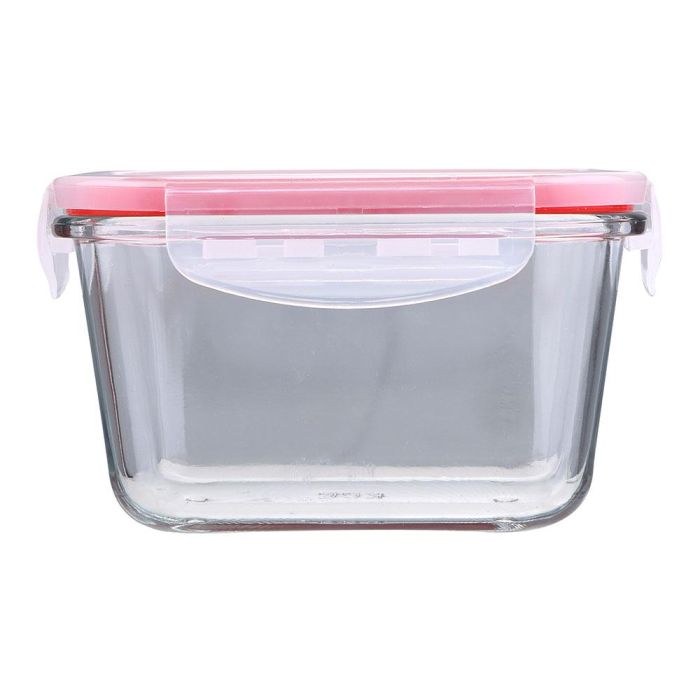 San Ignacio Fiambrera hermética cristal Toledo 450 ml - Táper de vidrio borosilicado con tapa de plástico PP 1 San Ignacio Fiambrera hermética cristal Toledo 450 ml - Táper de vidrio borosilicado con tapa de plástico PP 1