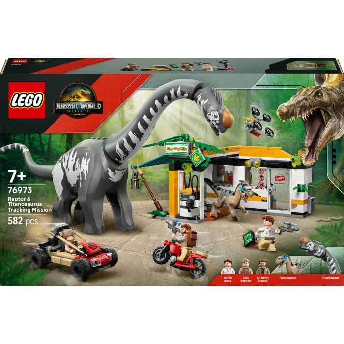 LEGO 76973 Jurassic World Dinosaurio - Juguete de construcción (582 piezas)