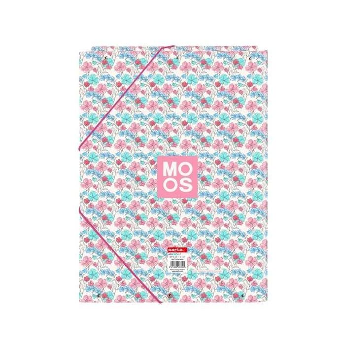 Safta Carpeta Folio 3 Solapas Moos Flores 26x33,5x2,5 cm 3 Safta Carpeta Folio 3 Solapas Moos Flores 26x33,5x2,5 cm 3
