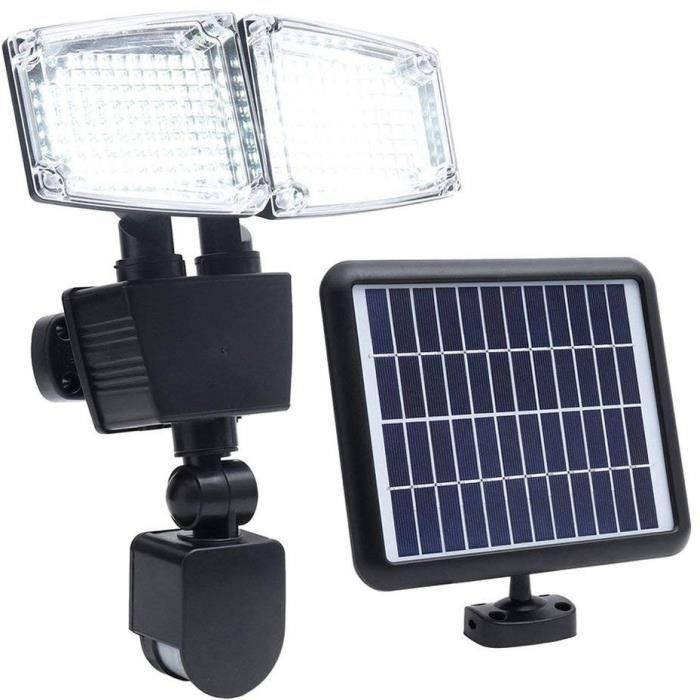 LUMI JARDIN - Douglas - Proyector solar - H23cm - con LED - con detector de movimiento - Blanco LUMI JARDIN - Douglas - Proyector solar - H23cm - con LED - con detector de movimiento - Blanco