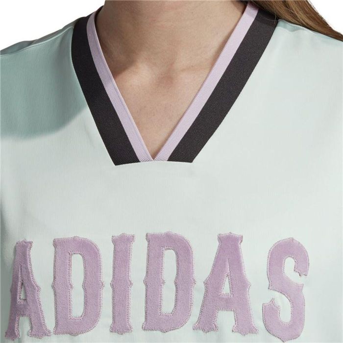 Camiseta de Manga Corta Mujer Adidas Originals Boyfriend Aguamarina S