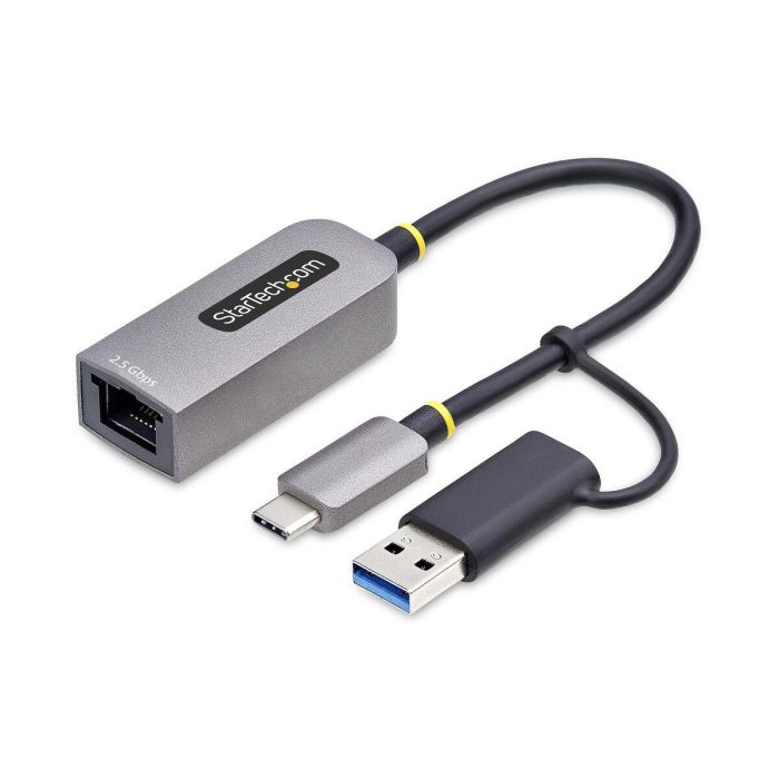 Cable USB Startech U2GA-USB-C-ETHERNET Gris Cable USB Startech U2GA-USB-C-ETHERNET Gris