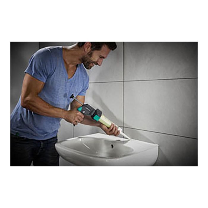 Wolfcraft Pistola selladora mg310 compact con asa giratoria engomada, para cartuchos de 310 ml, sistema antigoteo 1 Wolfcraft Pistola selladora mg310 compact con asa giratoria engomada, para cartuchos de 310 ml, sistema antigoteo 1