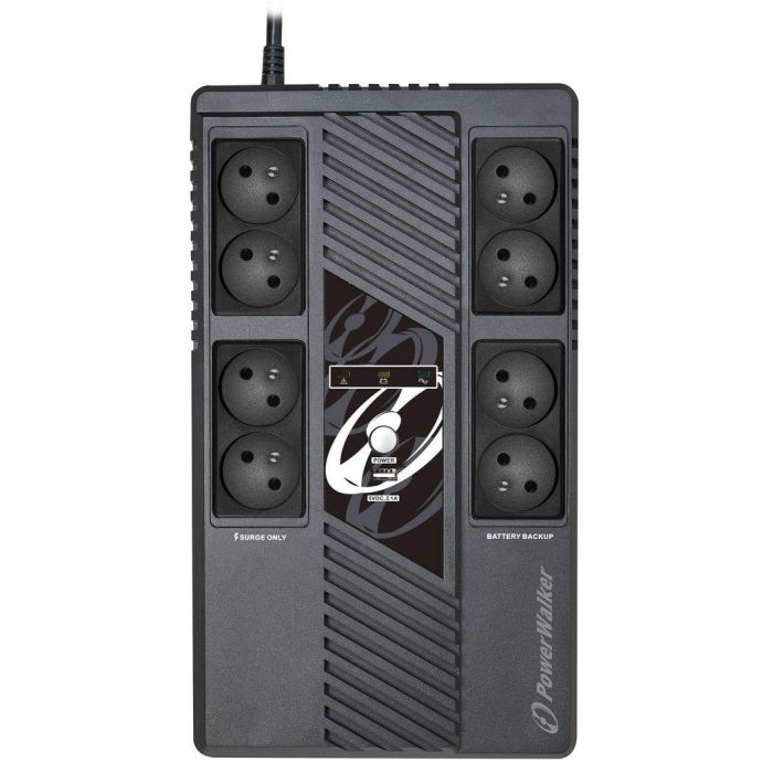 PowerWalker 600VA / 360W, 170-280 V AC, 50-60Hz, 1x 12V/7Ah, 8x CEE 7/5, 200x100x345 mm 2 PowerWalker 600VA / 360W, 170-280 V AC, 50-60Hz, 1x 12V/7Ah, 8x CEE 7/5, 200x100x345 mm 2