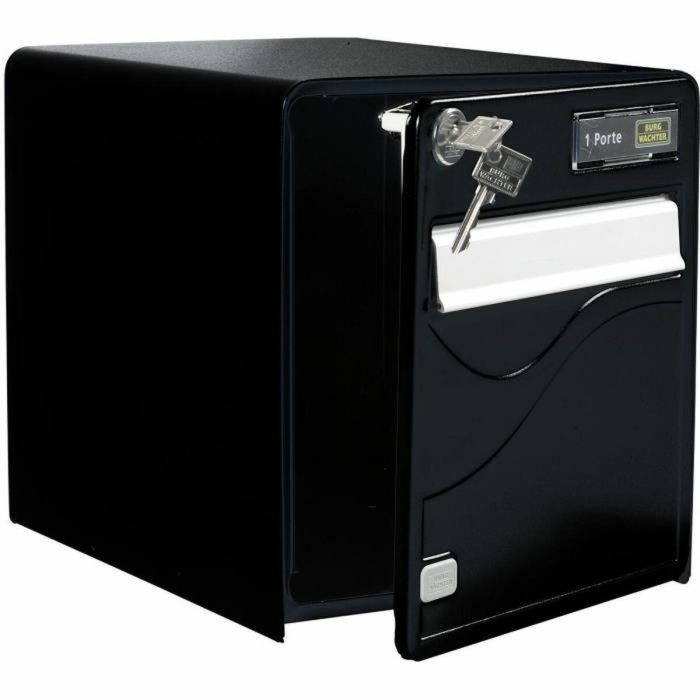 Burg-Wächter Buzón Baltic 1 Puerta - Acero Galvanizado - Apertura Lateral - Negro - Hecho en Francia - BUR3572010525851 2
