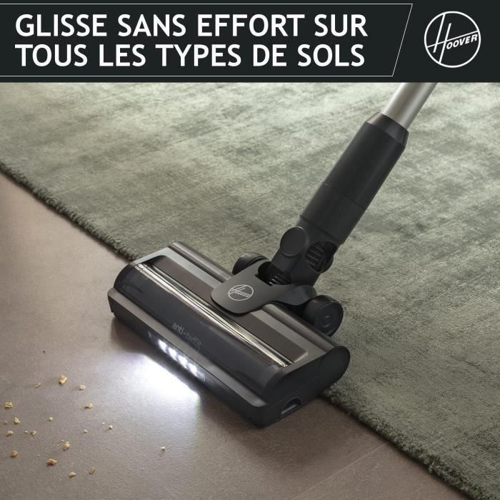 Aspiradora vertical inalámbrica - HOOVER HF1P10H - 40 AW - Pantalla LED - Negro / Morado pastel 3 Aspiradora vertical inalámbrica - HOOVER HF1P10H - 40 AW - Pantalla LED - Negro / Morado pastel 3