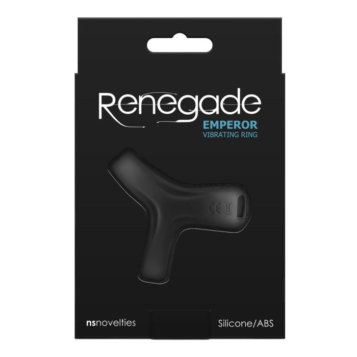 Anillo para el Pene NS Novelties Renegade Negro 3 Anillo para el Pene NS Novelties Renegade Negro 3