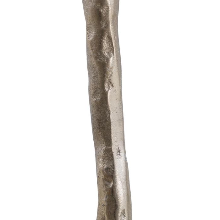 Portavelas Oro Aluminio Decoración 14 X 14 X 24 cm