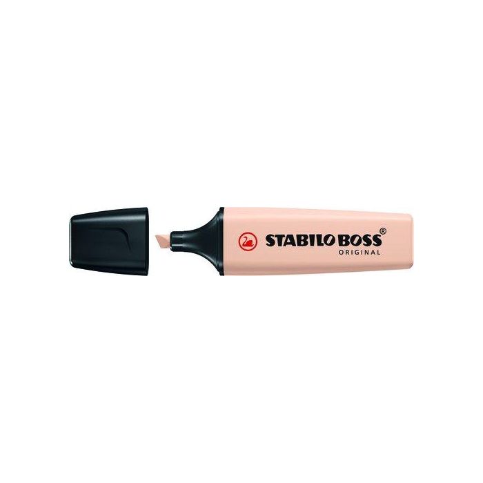 Marcador Fluor Stabilo Boss 70 Nature Colors Beige 10 unidades
