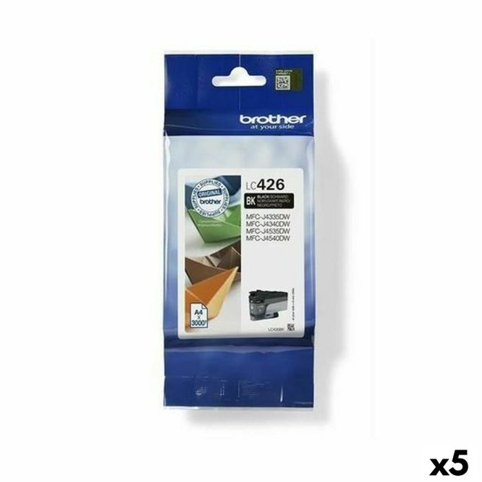 Cartucho de Tinta Original Brother LC426 Negro (5 Unidades) Cartucho de Tinta Original Brother LC426 Negro (5 Unidades)